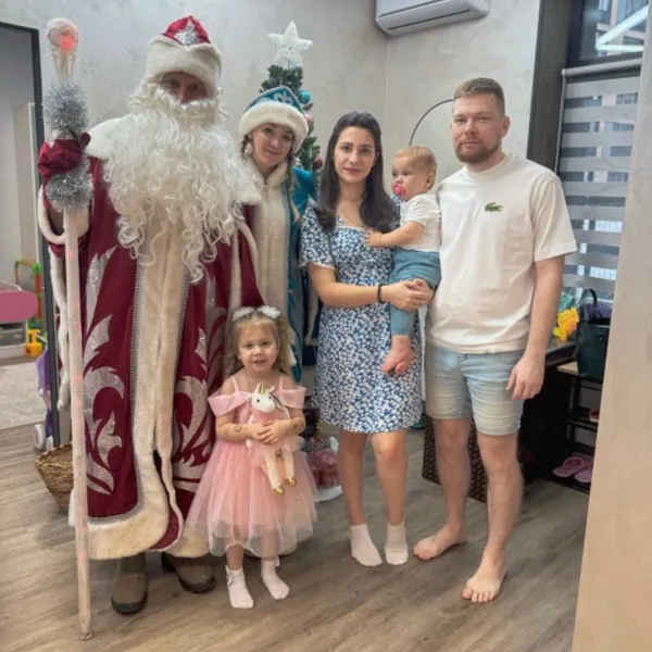 Семейный Новый год — фотография с нашего поздравления